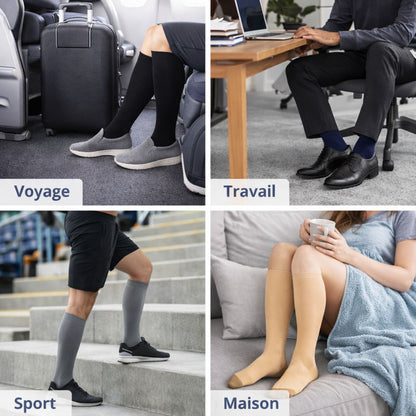 Chaussettes de compression Contensia™ Confort – Bien-être et circulation