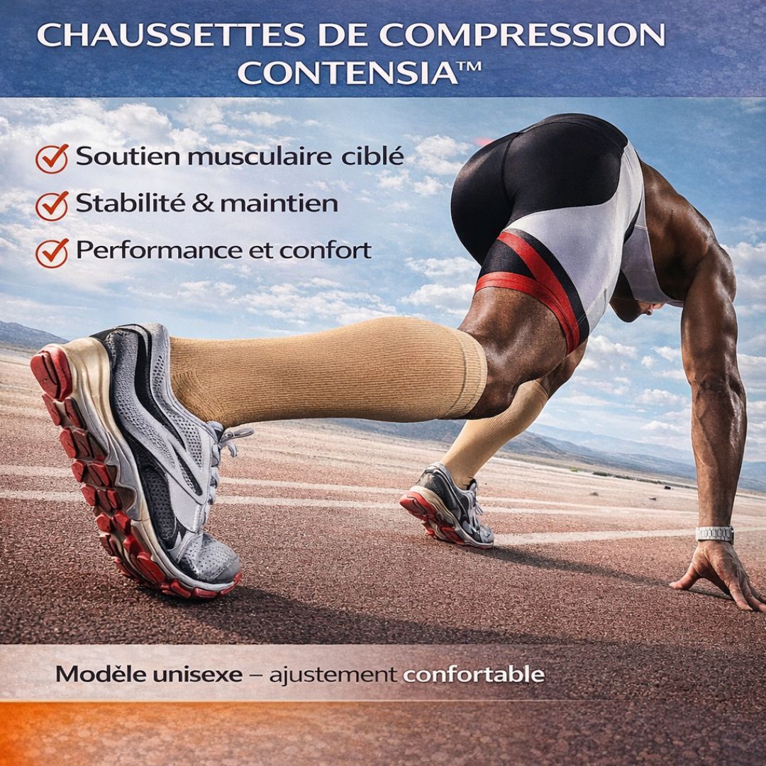 Chaussettes de compression Contensia™ Confort – Bien-être et circulation