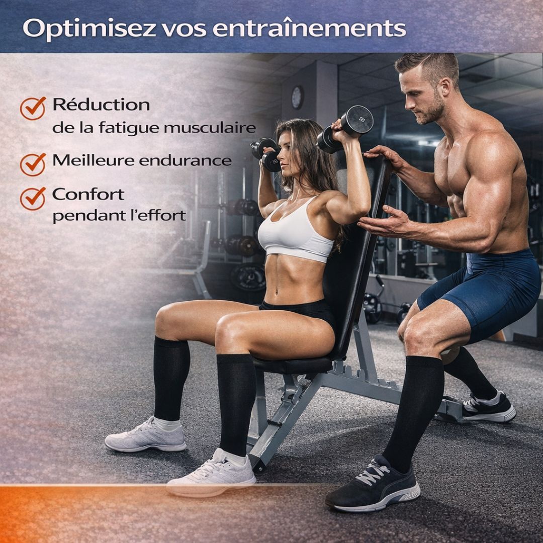 Chaussettes de compression Contensia™ Confort – Bien-être et circulation