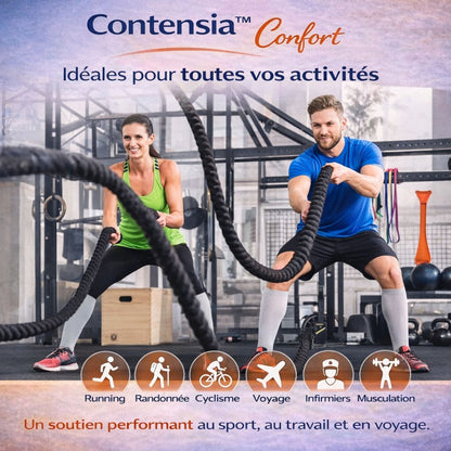 Chaussettes de compression Contensia™ Confort – Bien-être et circulation